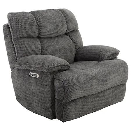 Power Recliner with Adjustable Headrest and USB Port